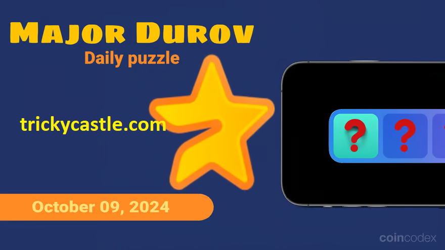 Major Durov Puzzle Daily Combo & YouTube Code – October 09