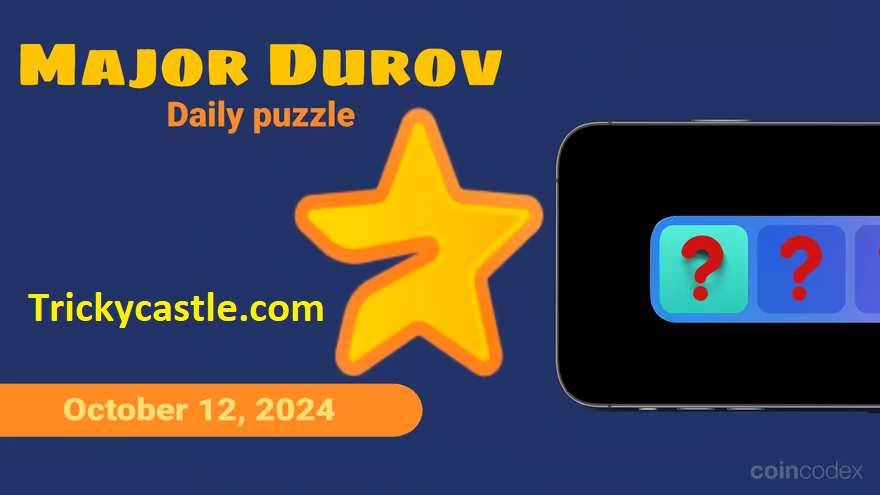 Major Durov Puzzle Daily Combo for October 12