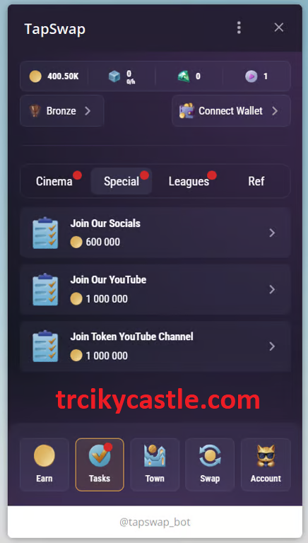 Tapswap daily codes for October 17, 2024