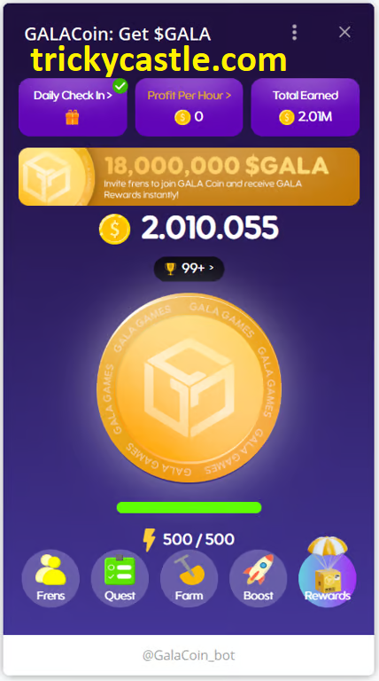 GALACoin daily combo for October 12, 2024