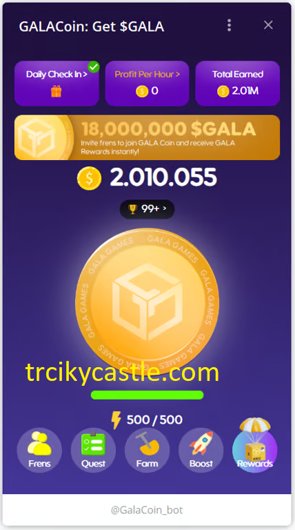 Gala Coin Combo Today – October 18