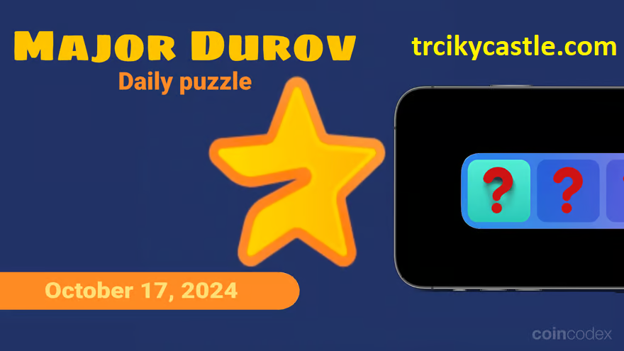 Major Durov Puzzle Daily Combo & YouTube Code – October 17