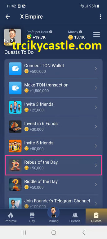 Musk X Empire Daily Combo, Rebus and Code of the Day – October 17, 2024