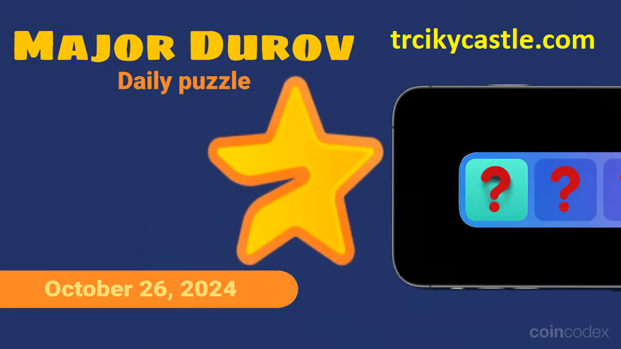 Major Durov Puzzle Daily Combo & YouTube Code – October 26