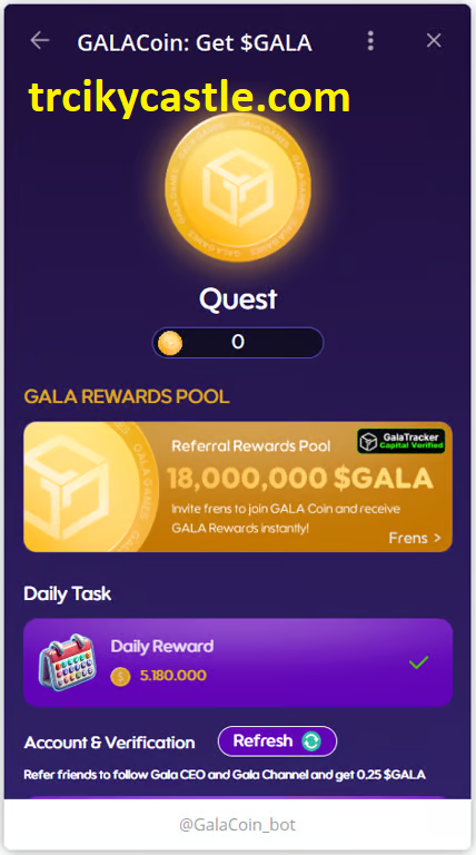 Gala Coin Combo Today – October 28