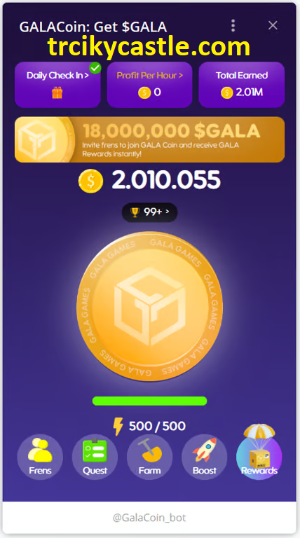 Gala Coin Combo Today – October 27