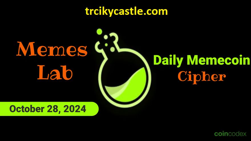  Memes Lab Daily Memecoin Cipher – October 28, 2024