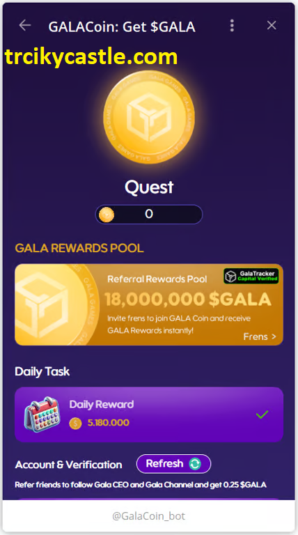  Gala Coin Combo Today – November 11