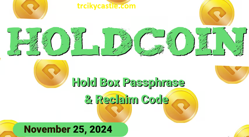 HoldCoin Daily Combo for November 25, 2024