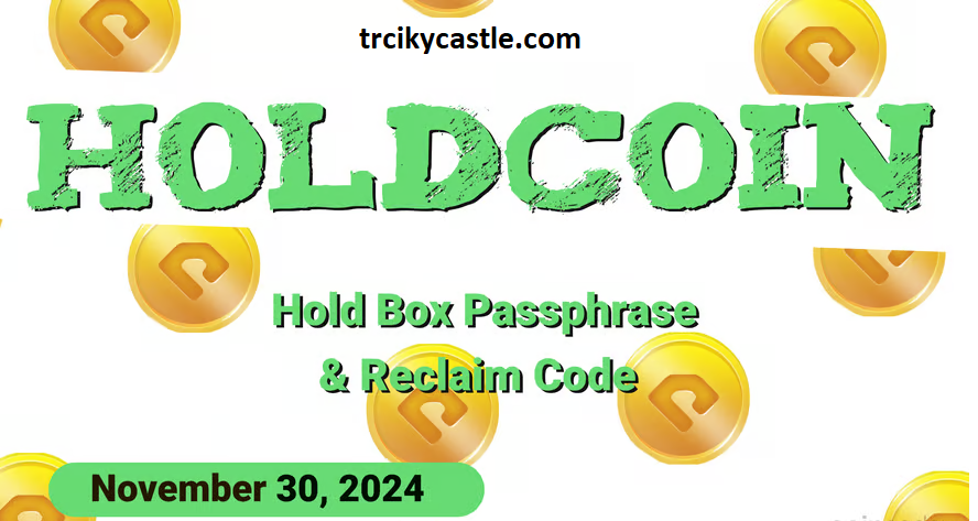 HoldCoin Daily Combo for November 30, 2024