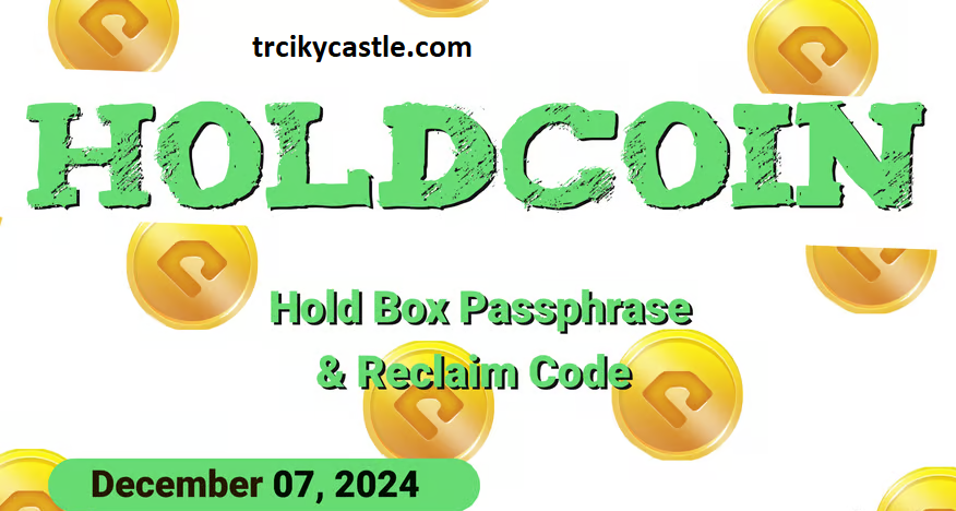 HoldCoin Daily Combo for December 07, 2024