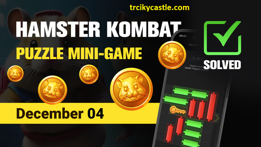 Hamster Kombat Mini Game Puzzle Solution - December 04, 2024